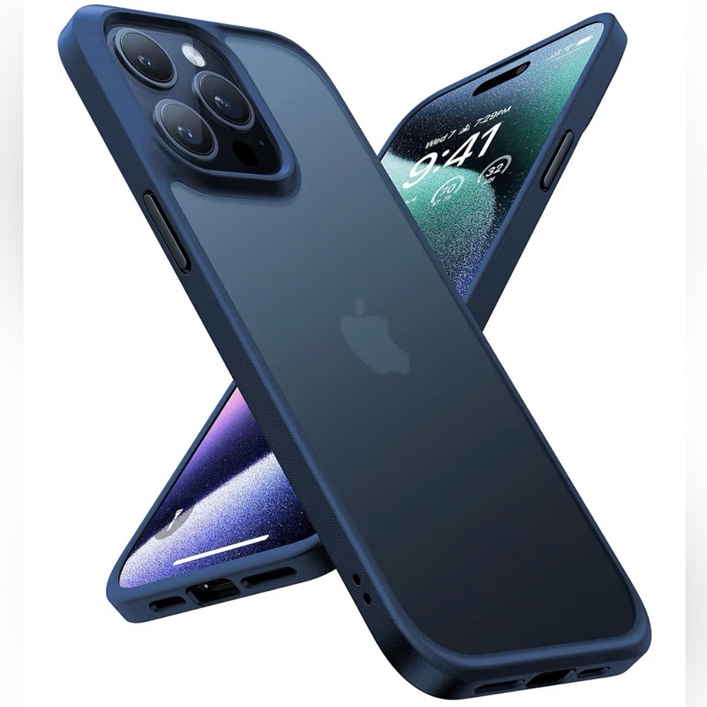 Apple iPhone 15 Pro Case - Deep Blue NWT
